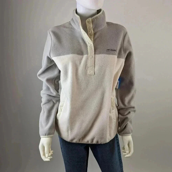 NWT Columbia Colorblock Foster Creek Fleece Pullover - L - Picture 1 of 5